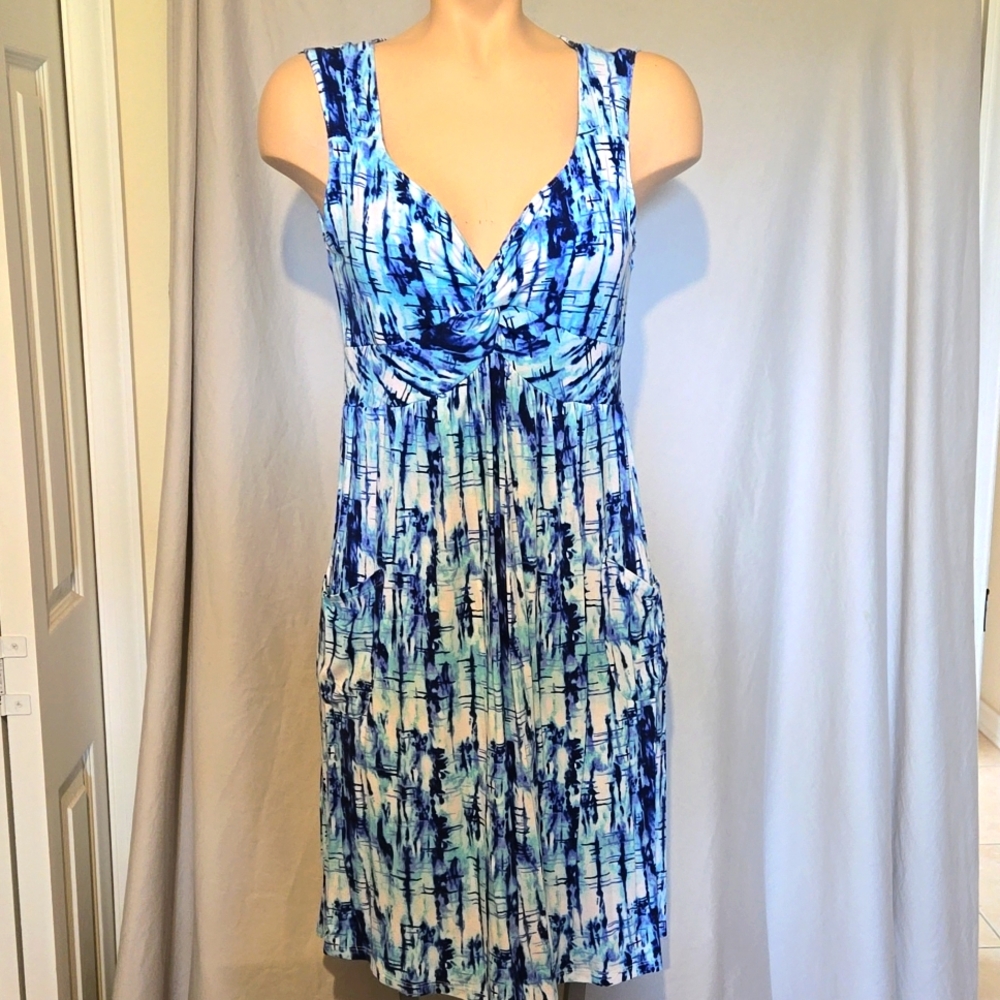 Style & co Multi print, sleeveless lightweight dress